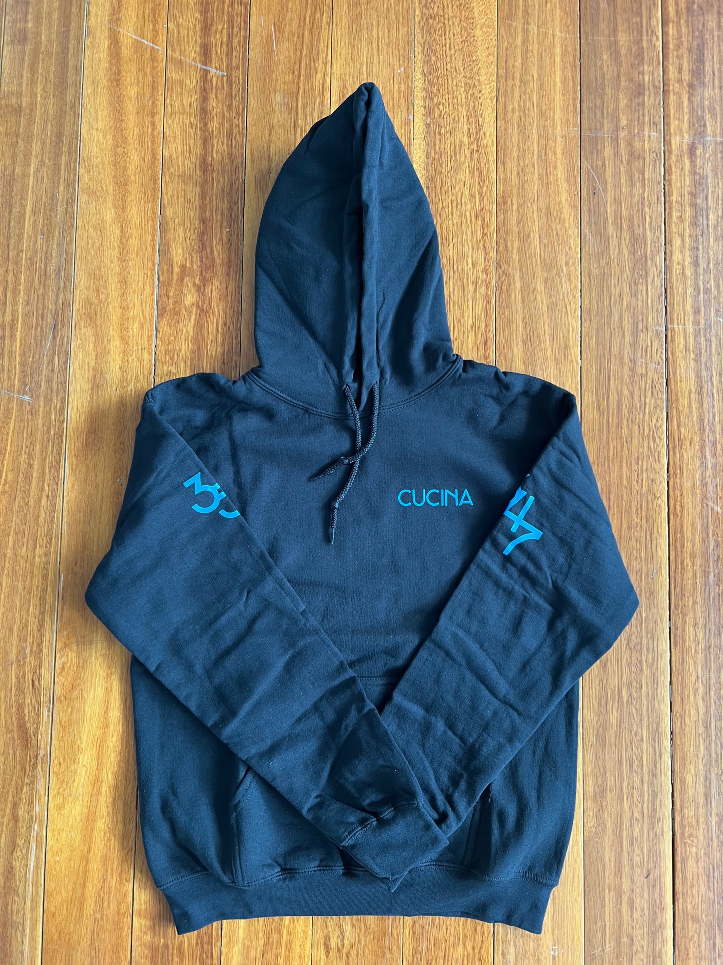 The Vespa Logo Hoodie - Black